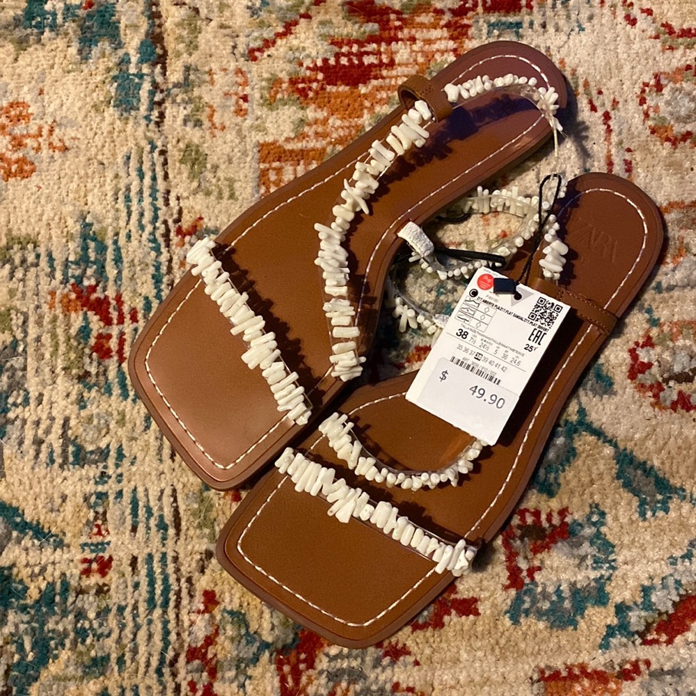 Zara summer sandals (size 7.5) USA